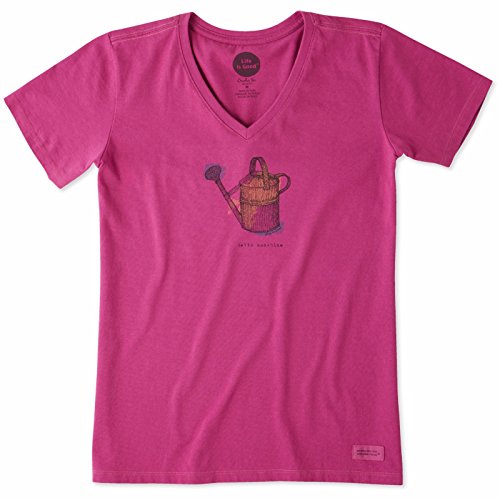 Life is Good Hello Sunshine Garden Crusher Vee Tee