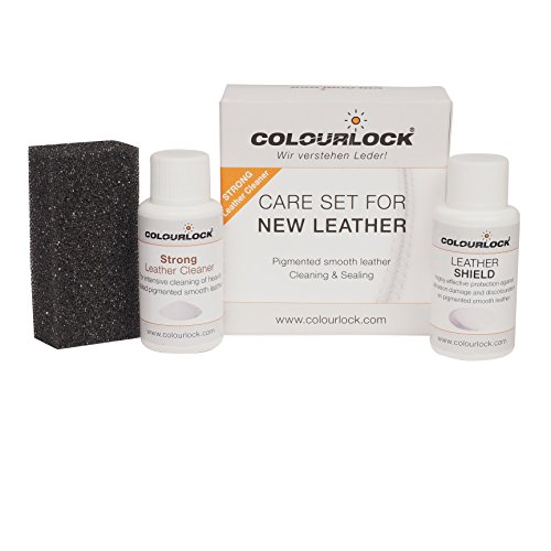 Colourlock Leather Shield Clean & Care Kit - Strong Cleaner & Leather Shield for Cleaning and Protection Against dye Transfer & scuffing on Furniture, Jackets, Handbags or car Seats (Small) - Thumbnail 3