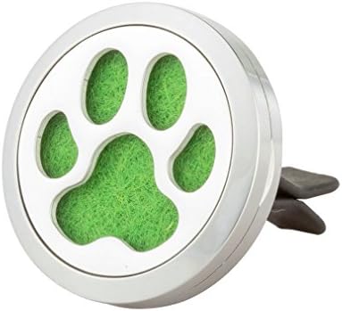 JAOYU Car Fragrance Essential Oil Diffuser Vent Clip Air Freshener Cars Stainless Steel Charm Animal Locket - Aromatherapy Jewelry Gifts for Women