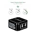 UltimatePower 24W 4.8A Dual USB Wall Charger with Smart Technology, Foldable Plug, Most Powerful Charging Adapter for iPhone, iPad, and Galaxy (Black)