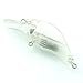 Aorace 20 pcs/lot Fishing Lure Blank Crankbait Unpainted Hard Bait 75mm Fresh Water Shallow Water Bass Walleye Lure Bodies Fishing Tackle