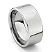 10mm Flat Men's Tungsten Wedding Band - Size 10