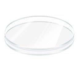 2 Pieces 1/4" Round Plexiglass Sheet, 7 Inch