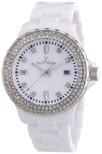 Toy Watch Women's PCLS22WH Quartz White Dial Plastic Watch