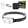 King-Pin Hoofdlamp, USB-oplaadbaar, waterdicht, lichtgewicht, 7 lichtmodi, perfect voor hardlopen, joggen, kamperen…