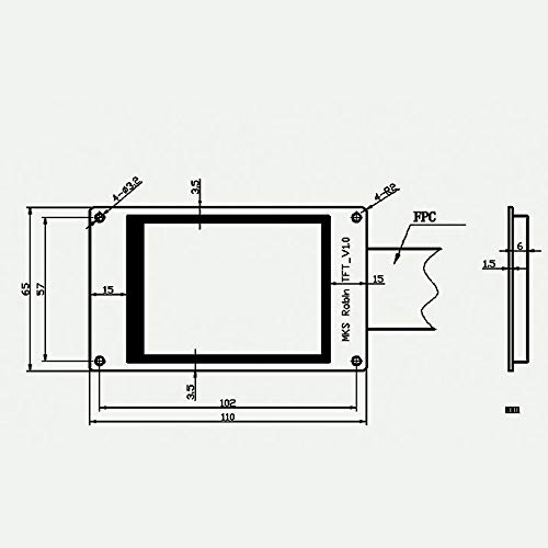 Aibecy 3D Printer MKS Robin STM32 Integrated Circuit Main Controller Source Software with Display Screen Stable Control Board