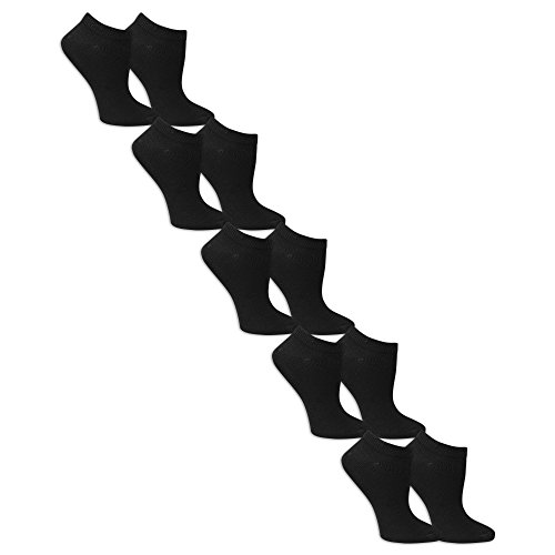Fruit of the Loom Paquete de calcetines para mujer, color negro, talla del zapato: 4-10, Negro, Shoe Size: 4-10