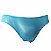 FEESHOW Men's Mesh Sheer Briefs See Through Underwear Blue One size