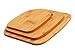 Cutting Board set 3 Ecofriendly Multipurpose Durable Bamboo Chopping Mat - Meat & Veggie Prep-
