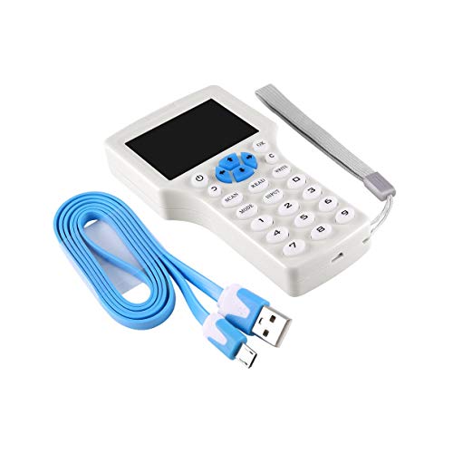 White CTCSS 99 up to 3 km(Open Field) 9 Frequency Copy Encrypted NFC Smart Card RFID Copier ID/IC Reader Writer with USB Cable - Thumbnail 7