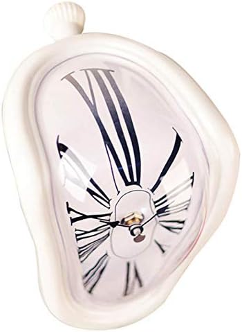 YIDADIAN Melting Clock Salvador Retro Dali Melted Clock Twisted Wall Clock Art Design Style Distorted Clock for Decoration Gift