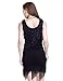 PrettyGuide Women's Flapper Dress 1920s Gatsby Beaded Fringe Scalloped Petal Plus Size Cocktail Dresses