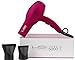 HSI Professional Hair Dryer D-5000 with Turbo Ionic and Infrared technology, Pink