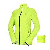 Women’s Windproof Water Resistant Convertible Cycling Running Jacket