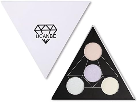 Axcv5 Face Illuminator Setting Powder Foundation Highlighter Makeup Palette (3T4colorHighlight#01)