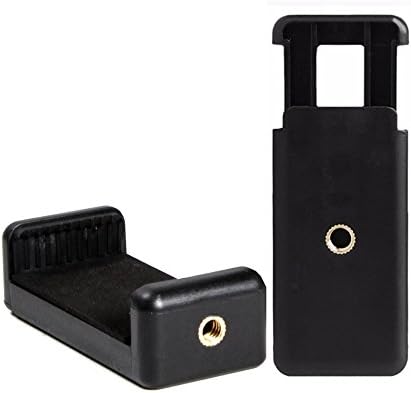 Tomcrazy Universal Cell Phone Tripod Mount Adapter Holder for iPhone/Samsung Galaxy/Nexus and More Smartphones mobile phone Clip Use on Tripod, Monopod, Selfie Stick, Tabletop Tripod Stand and More