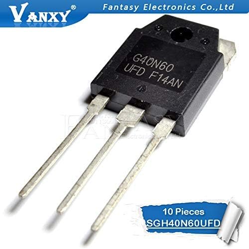 AiCheaX 10PCS SGH40N60UFD TO-247 SGH40N60 40N60 G40N60 F40N60UFD TO-3P new MOS FET transistor