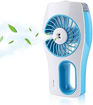 Portable Fan, Vitutech Handheld Misting Fan Personal Humidifier USB Fan Cooling Fan for Beauty, Home, Office and Travel- Blue