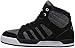 adidas Men's Raleigh mid Fashion Sneaker, Black/Black/White, 9.5 M US