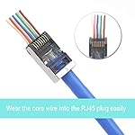 VCE-30pcs-Nickel-Plated-Shielded-8P8C-RJ45-CAT6-Connector-End-Pass-Through-3-Prong-Ethernet-Modular-Plug-UL-Listed-Black