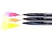 Kalesa Watercolor Brush Marker Pens, 1.5 mm Pointed Felt Nib, Medium Firm Tip, Set of 12 Colors