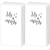 20 zakdoeken (2×10) Mr. & Mrs. | vreugdetranen | bruiloft | cadeau