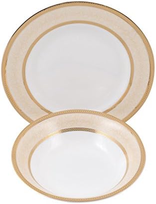 ABSINTHE BONE CHINA FRUITS AND BREAD &amp; BUTTER SET