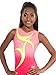 GK Girls Dancing Swirl Gymnastics Leotard Ballet One Piece (CS, Peach Pink)