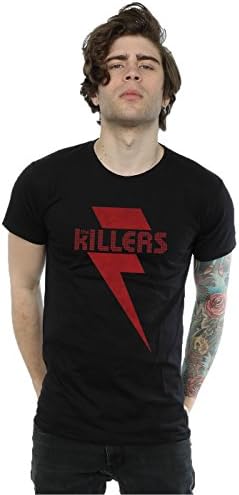 The Killers Men's Red Bolt T-Shirt Medium Black