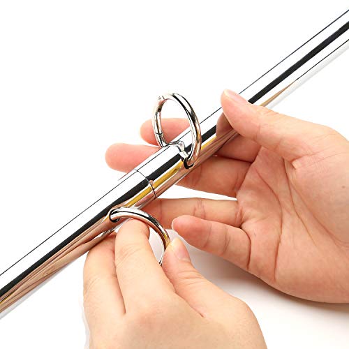 exreizst Stainless Steel Bar for Leg Spread Expandable Adjustable (Silver.1) - Thumbnail 4