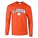 Clemson Tigers Long Sleeve Tshirt Orange