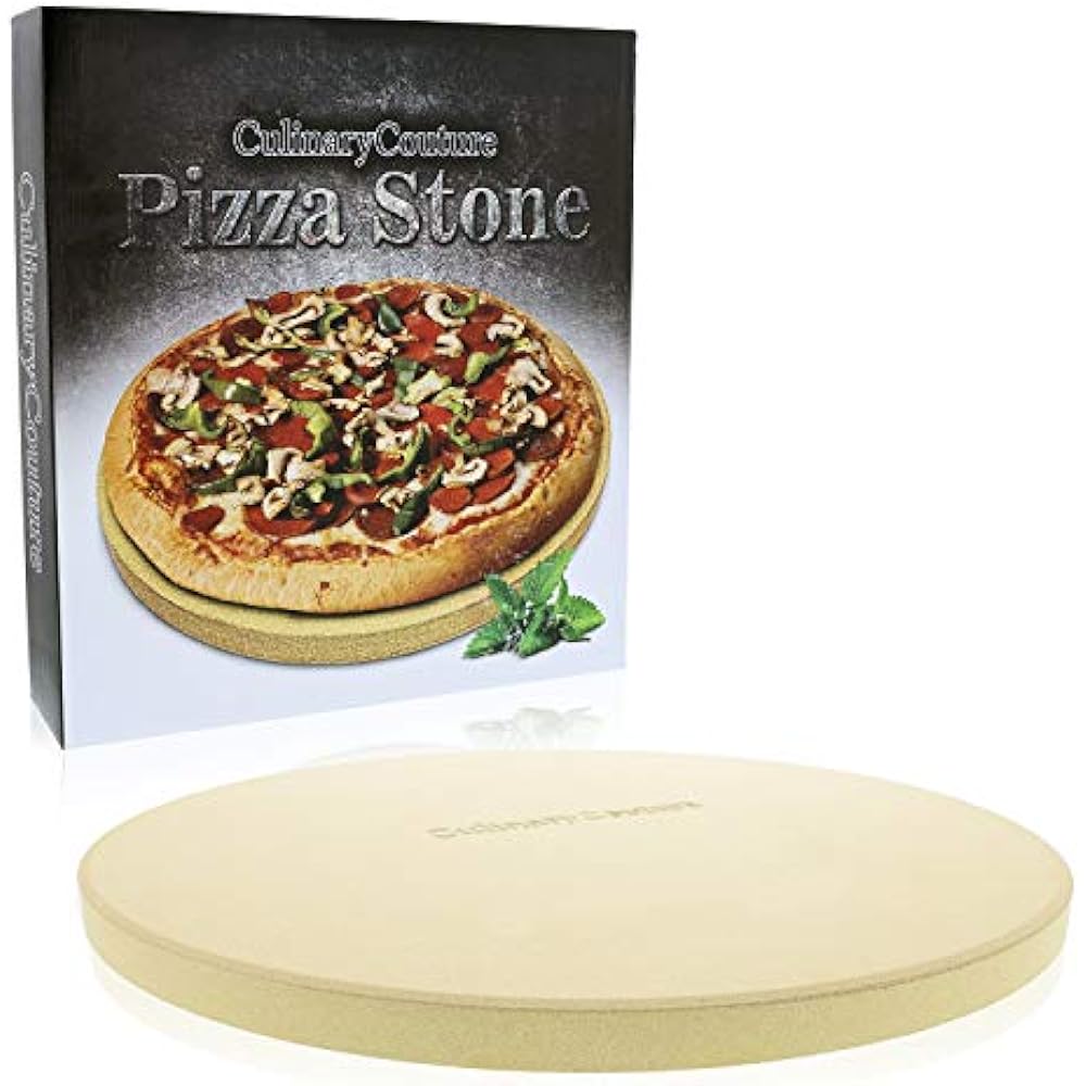 Pizza Pans & Stones Stone For Grill And Oven 15 Inch 3/4" Extra Thick
