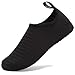 CIOR Water Shoes Barefoot Quick-Dry Aqua Yoga Socks Slip-On for Men Women KidsSX-Black-42/43