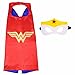 SPESS Comics Cartoon hero Costumes 4Pcs Girl Capes and Masks with Bag