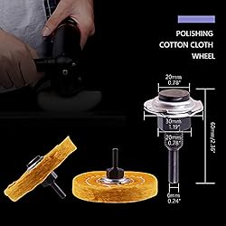 Swpeet 7Pcs 4" Buffing Polishing Wheels Polish Pad