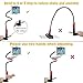 EasyAcc Gooseneck Tablet Stand Tablet Mount Holder Flexible Long Arm Clip Bed Desk Mount 360° Rotating Compatible with iPad Series iPhone 11 Pro Max Galaxy Tabs Kindle for 4-10.6 Inch Devices (Black)