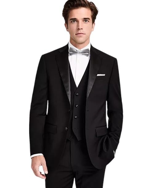 Calvin Klein Men's Tuxeo Separates Jacket for Men | Black Solid | 48R