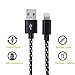 [4-Pack] Lightning Cable 7.3 Inches Short USB Charging Cord for iPhone iPad iPod Touch (2T) by moonship (black)
