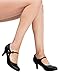 Olivia K Women's Kitten Low Heels Round Toe Mary Jane Pumps - Adorable Vintage Retro Shoes- Unique Side Cut Out Design