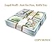 YooQn Play Money Prop Money Copy Money Double Sided Print 100 Dollar Bills Stack