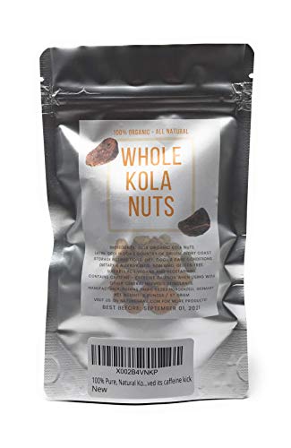 100% Pure, Natural Kola Nut - Organic Cola Nut | Super high caffeine amount of 4% - This nut (Colae Nuces) is how the first kola recipe received its caffeine kick