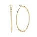 50mm Big Round Endless Hoop Earrings For Women Fashion Jewelry (yellow gold)