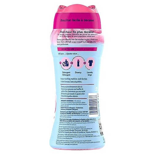 DOWNY APRIL FRESH IN-WASH LAUNDRY SCENT BOOSTER BEADS, 13.4 OZ, LAUNDRY SCENT BEADS, LONG-LASTING FRESHNESS