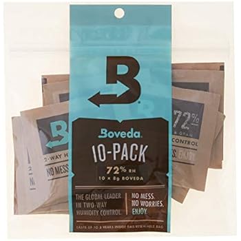 Boveda 72% Rh 2-Way Humidity Control, 8 g, 10 Pack