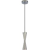 Kalco 310410SN Milo Pendant, 1-Light LED 3 Watts, Satin Nickel