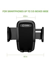 Cellet Car Phone Mount Air Vent Air Soporte de teléfono Ajustable Car Phone Holder Compatible para Samsung Note 9 8 5 Galaxy S10e S10 S10 + A6 S9 + S8 S8 + S8 Active J7 J7 V J3 J3 V J7 V J7 Refinar J3 Lograr