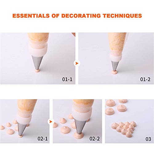Piping Bags and Tips4 Reusable Piping Bags,Pastry Bags,Icing Bags7