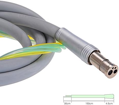 4 Hole Silicon Hose Tubing Cable Connector For Dental High Low Speed Handpiece
