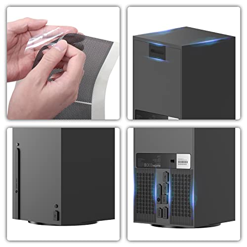 Dust Cover for Xbox Series X Console, MENEEA Vent Filter Cover Kit with