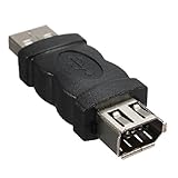 Firewire IEEE 1394 6 Pin Female To USB 2.0 Male Adapter Converter